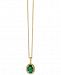 Effy Brasilica Emerald (3/4 ct. t. w. ) and Diamond Accent Pendant Necklace in 14k Gold, Created for Macy's