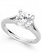 X3 Certified Diamond Split Shank Engagement Ring (2 ct. t. w. ) in 18 White Gold, Created for Macy's