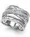 Classique by Effy Diamond Crossover Ring in 14k White Gold (1-1/5 ct. t. w. )