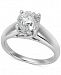 Certified Diamond Solitaire Engagement Ring in 14k White Gold (1-1/2 ct. t. w. )