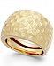 Italian Gold Woven Dome Ring in 14k Gold
