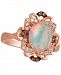Le Vian Opal (1-1/5 ct. t. w. ) and Diamond (1/6 ct. t. w. ) Ring in 14k Rose Gold, Created for Macy's
