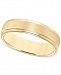 Comfort-Fit 6mm Wedding Band in Yellow Tungsten Carbide
