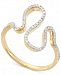 Wrapped in Love Diamond Squiggle Ring (1/5 ct. t. w. ) in 10K Gold, Created for Macy's