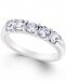 Certified Diamond Five-Stone Band (1 ct. t. w. ) in Platinum