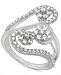 Wrapped In Love Diamond Abstract Statement Ring (1 ct. t. w. ) in 14k White Gold, Created for Macy's