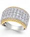 Diamond Multi-Row Band (3 ct. t. w. ) in 14k White and Yellow Gold