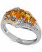 Citrine (1-1/4 ct. t. w. ) and Diamond Accent Ring in Sterling Silver and 14k Gold