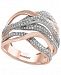 Pave Rose by Effy Diamond Ring (3/4 ct. t. w. ) in 14k Rose Gold