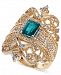 Brasilica by Effy Emerald (9/10 ct. t. w. ) and Diamond (3/4 ct. t. w. ) Ring in 14k Gold, Created for Macy's