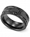 Triton Men's Ring, Black Tungsten 8mm Matrix Band