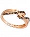 Le Vian Chocolatier Diamond Wrap Ring (1/4 ct. t. w. ) in 14K Rose Gold