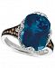 Le Vian Chocolatier Blue Topaz (6-9/10 ct. t. w. ) and Diamond (3/8 ct. t. w. ) Ring in 14k White Gold