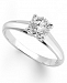 X3 Certified Diamond Solitaire Engagement Ring in 18k White Gold (1/2 ct. t. w. ), Created for Macy's