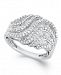 Wrapped in Love Diamond Twist Ring in Sterling Silver (1 ct. t. w. ), Created for Macy's