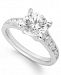X3 Diamond Engagement Ring in 18k White Gold (2 ct. t. w. ), Created for Macy's