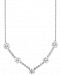 Wrapped in Love Diamond Flower Cluster Necklace (1 ct. t. w. ) in 14k White Gold, Created for Macy's