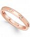 Star by Marchesa Diamond Wedding Band in 18k Rose Gold (1/8 ct t. w. ), Created for Macy's