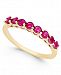 Ruby (3/4 ct. t. w. ) Eight Stone Band in 14k Gold