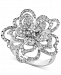 Effy Diamond Flower Ring (1-1/3 ct. t. w. ) in 14k White Gold