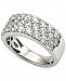 Marchesa Diamond Three-Row Wedding Band (2 ct. t. w. ) in 18k White Gold, Created for Macy's