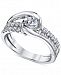 Sirena Diamond Two-Row Engagement Ring (7/8 ct. t. w. ) in 14k White Gold