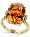 Effy Citrine (8 ct. t. w. ) and Diamond Accent Ring in 14k Gold