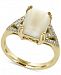 Aurora by Effy Opal (2 ct. t. w. ) and Diamond (1/6 ct. t. w. ) Ring in 14k Gold