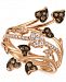 Le Vian Chocolatier Diamond Statement Ring (3/8 ct. t. w. ) in 14k Rose Gold