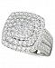 Diamond Square Cluster Ring (2 ct. t. w. ) in 14k White Gold