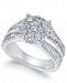 Diamond Cluster Engagement Ring (2 ct. t. w. ) in 14k White Gold