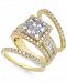 Diamond Cluster Bridal Set (3-1/2 ct. t. w. ) in 14k Gold