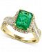 Effy Brasilica Emerald (2-1/5 ct. t. w. ) and Diamond (1/2 ct. t. w. ) Ring in 14k Gold