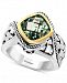 Effy Balissima Prasiolite Ring (3-1/10 ct. t. w. ) in Sterling Silver and 18k Gold