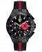 Scuderia Ferrari Watch, Men's Chronograph Race Day Black and Red Silicone Strap 44mm 830023