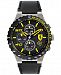 Limited Edition Ferrari Men's Chronograph Speciale Evo Chrono Black Leather Strap Watch 45mm 0830360