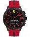 Ferrari Men's Analog-Digital Scuderia Xx Ultraveloce Red Silicone Strap Smart Watch 48mm 0830376