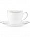 Lenox Federal Platinum Espresso Cup and Saucer Set