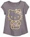 Hello Kitty Glitter Graphic-Print T-Shirt, Little Girls