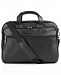 Kenneth Cole Reaction Manhattan Leather Double Gusset Laptop Briefcase