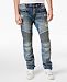 Reason Men's Causeway Slim-Fit Moto Jeans