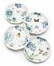 Lenox Dinnerware, Set of 4 Butterfly Meadow Blue Assorted Dessert Plates