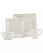 Lenox French Perle Bead White Square 4 Piece Place Setting