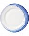 Lenox Indigo Watercolor Stripe Porcelain Dinner Plate, Created for Macy's