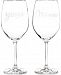 kate spade new york Two of a Kind Yours & Mine Wine Glasses, Set of 2