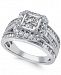 Diamond Halo Engagement Ring (1-3/4 ct. t. w. ) in 14k White Gold