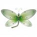 The Butterfly Grove Taylor Dragonfly Decoration 3D Hanging Mesh Organza Nylon Decor, Green Honeydew, Medium, 10x 6