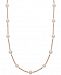 Honora Cultured Freshwater Pearl (6mm) Collar Necklace in 14k Rose Gold