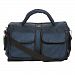 7AM Enfant Voyage Diaper Bag, Metallic Prussian Blue, Small