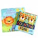 KF Baby Cloth Book Value Pack [Set of 2] - Baby Animals, Counting Fun
